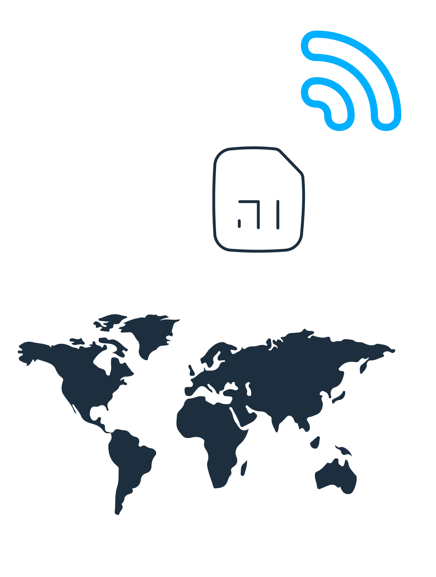 Bornemann SIM-Karte Weltweit für GPS Geräte | 1 - 6 Signale pro Tag